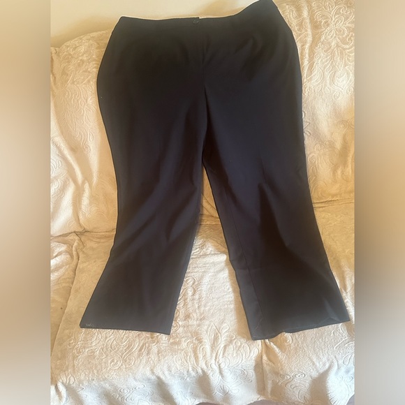Jones New York Women Dress Pants Slacks Elastic Waist  Black Plus 22W Polyester - Picture 4 of 8